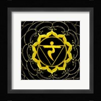 Manipura - Solar Plexus Chakra, Sparkling Jewel Framed Print