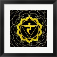 Manipura - Solar Plexus Chakra, Sparkling Jewel Framed Print