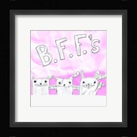 BFF Cats Framed Print