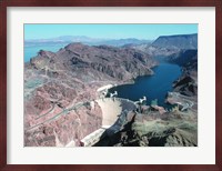 Hoover Dam aerial view Fine Art Print