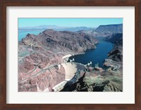 Hoover Dam aerial view Fine Art Print
