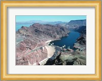 Hoover Dam aerial view Fine Art Print