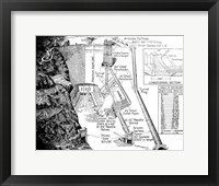Hoover Dam Diagram Fine Art Print