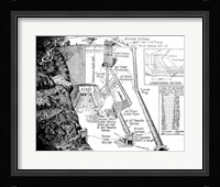 Hoover Dam Diagram Fine Art Print