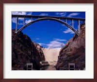 Hoover Dam with Bypass from Reclamation Fine Art Print