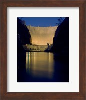 Hoover Dam at night Fine Art Print