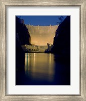 Hoover Dam at night Fine Art Print