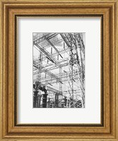 Photograph Looking Up at Wires of the Boulder Dam Power Units, 1941 Fine Art Print