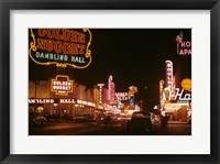Fremont Street 1952 Framed Print