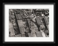 Between Arizona and Nevada. Placing concrete in the sidewall of the Nevada spillway Fine Art Print