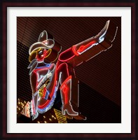 Glitter Girl neon sign at the Freemont Street Experience Fine Art Print