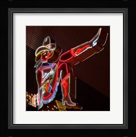 Glitter Girl neon sign at the Freemont Street Experience Fine Art Print