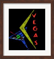 Historic Vegas neon sign, Freemont Street, Las Vegas Fine Art Print
