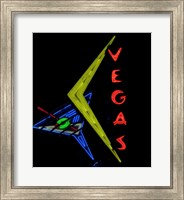 Historic Vegas neon sign, Freemont Street, Las Vegas Fine Art Print