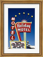 Holiday Motel Sign, Las Vegas, Nevada Fine Art Print
