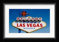 Sign in daytime, Las Vegas, Nevada Fine Art Print