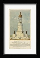 Original concept for the Washington Monument Framed Print