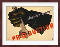 Production poster WW1 Fine Art Print