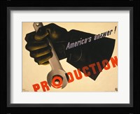 Production poster WW1 Fine Art Print