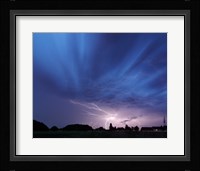 Lightning strike Germany Framed Print