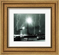 Lightning storm over Boston - 1967 Fine Art Print