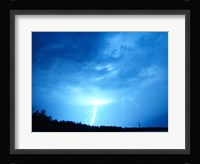 Lightning Over Edson Fine Art Print
