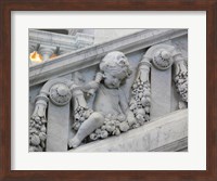 Library of congress architecture detail Fine Art Print