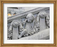 Library of congress architecture detail Fine Art Print