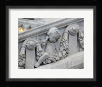 Library of congress architecture detail Fine Art Print