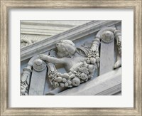 Library of congress architecture detail child turned Fine Art Print
