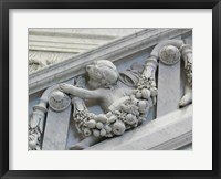 Library of congress architecture detail child turned Fine Art Print