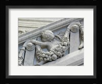 Library of congress architecture detail child turned Fine Art Print
