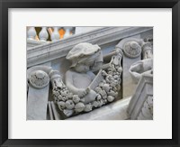 Library of congress architecture detail child reading Fine Art Print