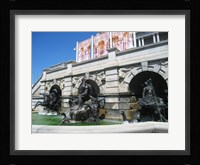 Library of Congress Court of Neptune Fountain Washington DC Fine Art Print