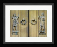 Ogma and Sequoyah, Library of Congress John Adams Building Fine Art Print