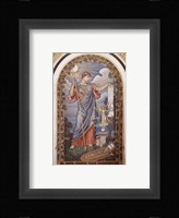 Second Floor, East Corridor. Mosaic of Minerva library of congress washington Framed Print