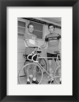Joop Zoetemelk and Eddy Merckx 1973 Fine Art Print