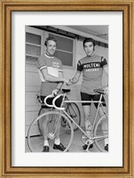 Joop Zoetemelk and Eddy Merckx 1973 Fine Art Print