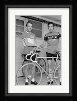 Joop Zoetemelk and Eddy Merckx 1973 Fine Art Print