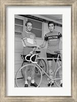 Joop Zoetemelk and Eddy Merckx 1973 Fine Art Print