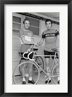 Joop Zoetemelk and Eddy Merckx 1973 Fine Art Print