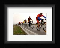 Military Cyclists in pace line Fine Art Print