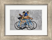 Murales coppi bicycles Fine Art Print