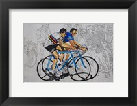 Murales coppi bicycles Fine Art Print