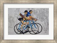 Murales coppi bicycles Fine Art Print