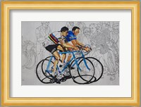 Murales coppi bicycles Fine Art Print