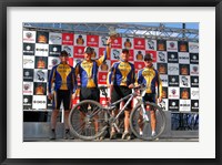 US Navy our Navy SEALS claim their trophy after winning a five-race series Fine Art Print
