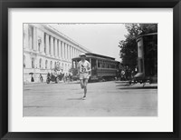 Elphinstone Winning Washington Marathon Fine Art Print