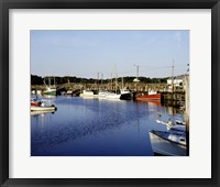 Orleans harbor, Cape Cod, Massachusetts Framed Print