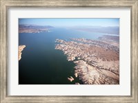 Aerial view, Lake Mead near Las Vegas, Nevada and the Grand Canyon Fine Art Print